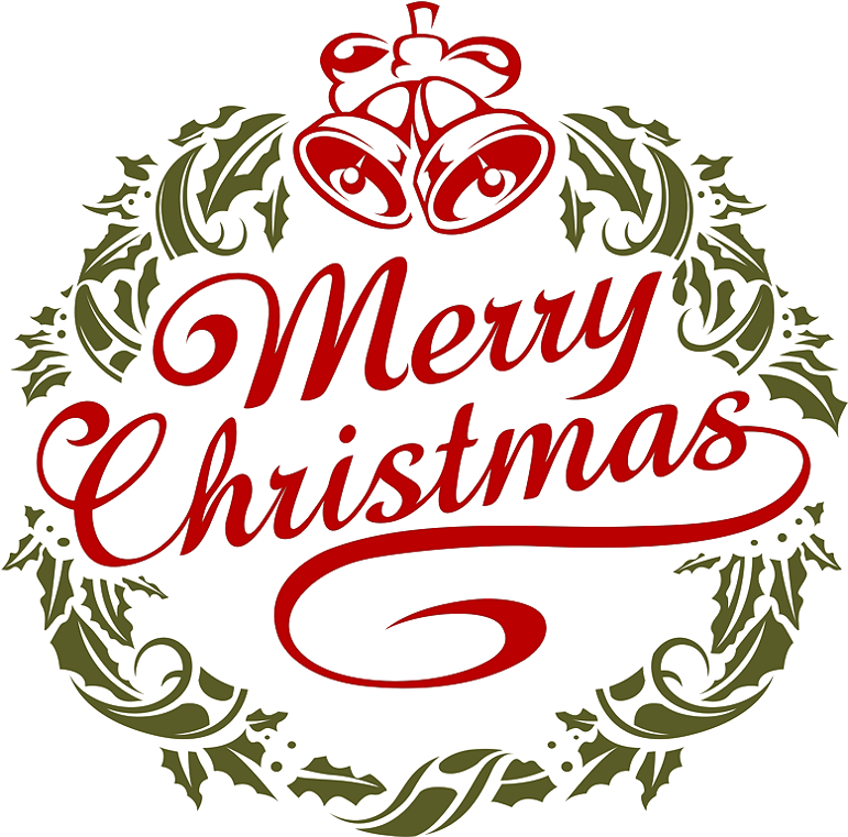 Merry Christmas Celebration Png Isolated Photos (red, black)