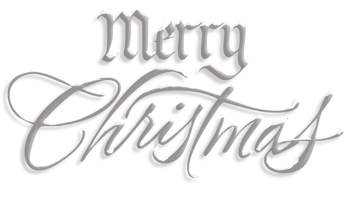 Merry Christmas Text Png Hd (indigo, black, gray)