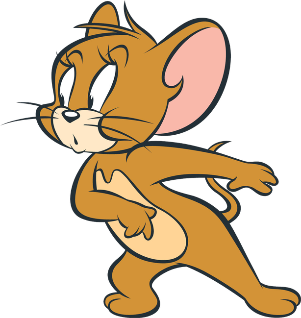 Jerry Png Pic (black, white, pink, chocolate)