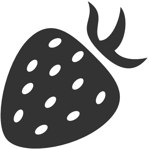 Berry Food Free Transparent Png Icon Download (black)