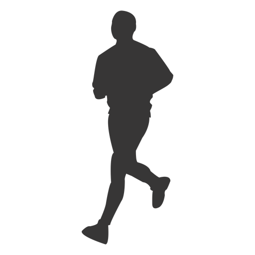 Person Jogging Png File (black, indigo)