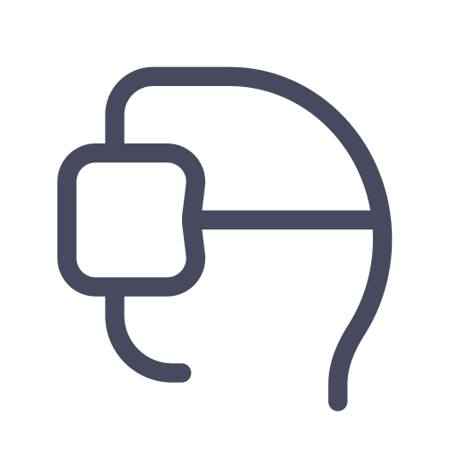 Person Side View Icon Free Png Icon Download (gray, black, indigo)