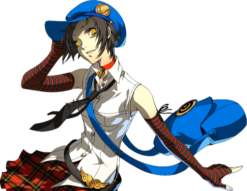 Persona 4 Golden Png Image (white, teal, navy, black, beige)