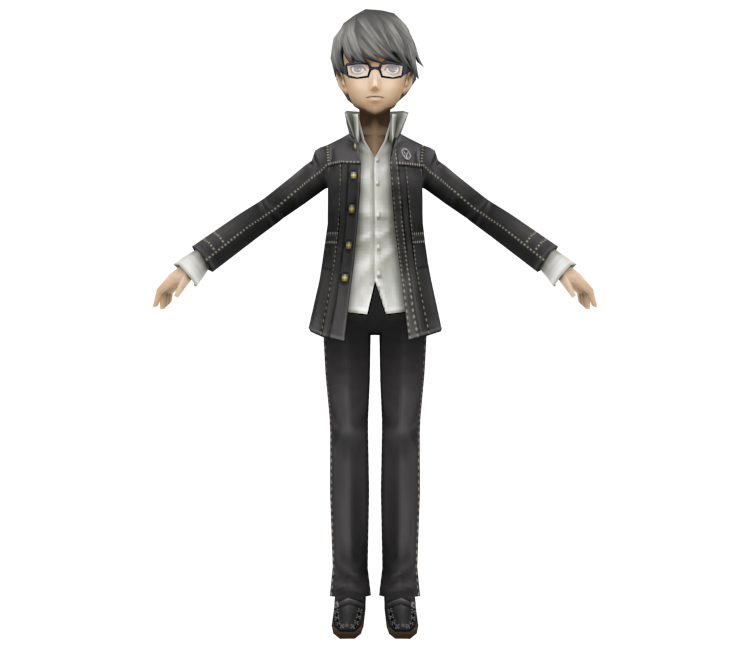 Persona 4 Golden Png Pic (black, indigo)