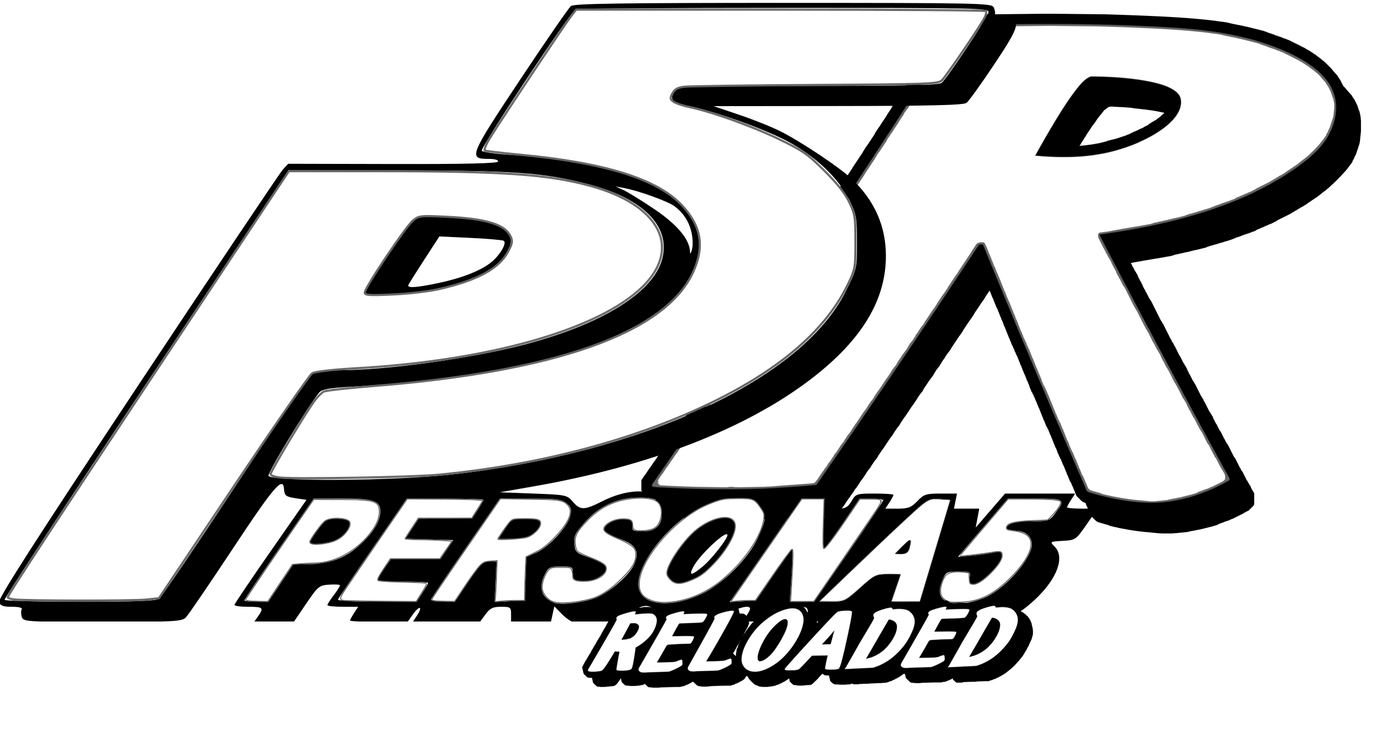 Persona 5 Logo Png Picture (lavender, black, white, gray)