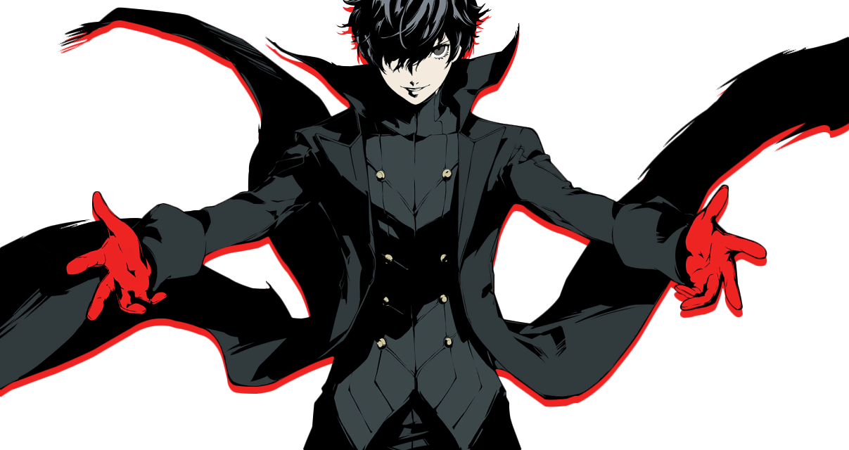 Persona 5 Png Clipart (red, white, indigo, gray, black)