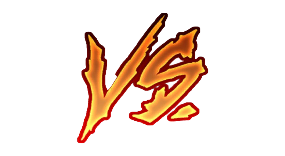 Versus Battle Transparent Png (orange, beige, chocolate, white)