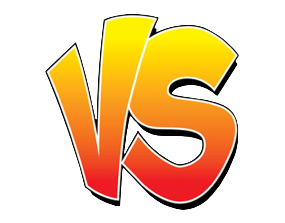 Versus Png Clipart (yellow, red, black, white, gold)