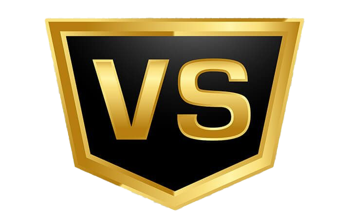 Versus Transparent Background (indigo, black, white)