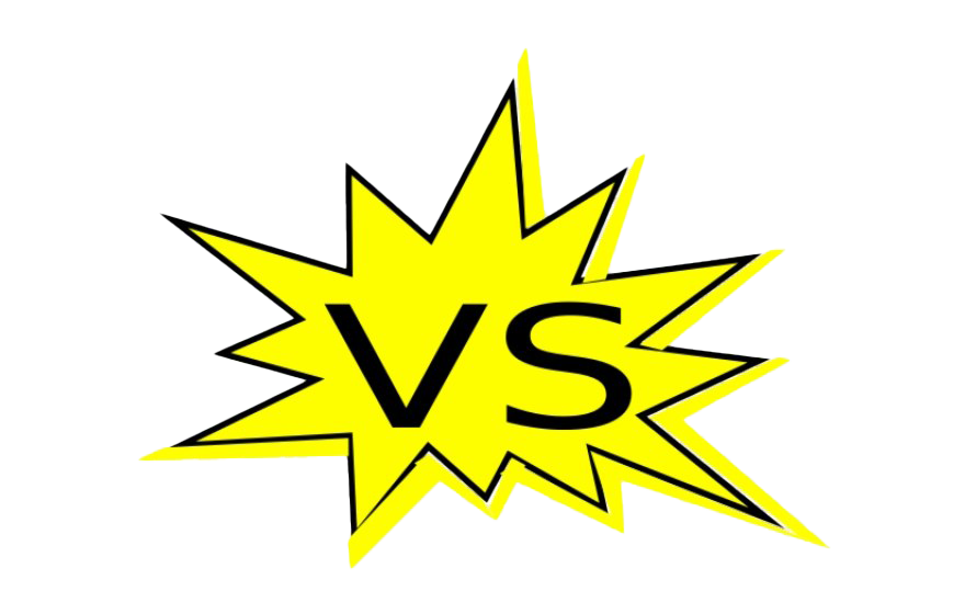 Versus Transparent Png (yellow, black, white)