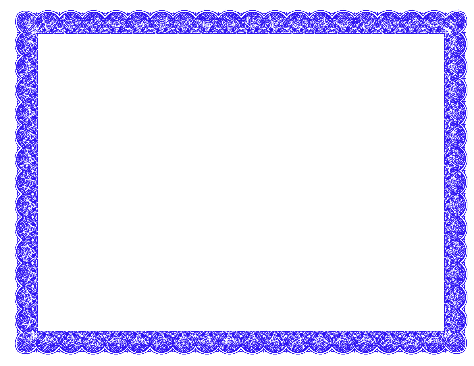 Certificate Frame Png Image (white, plum, blue, gray)