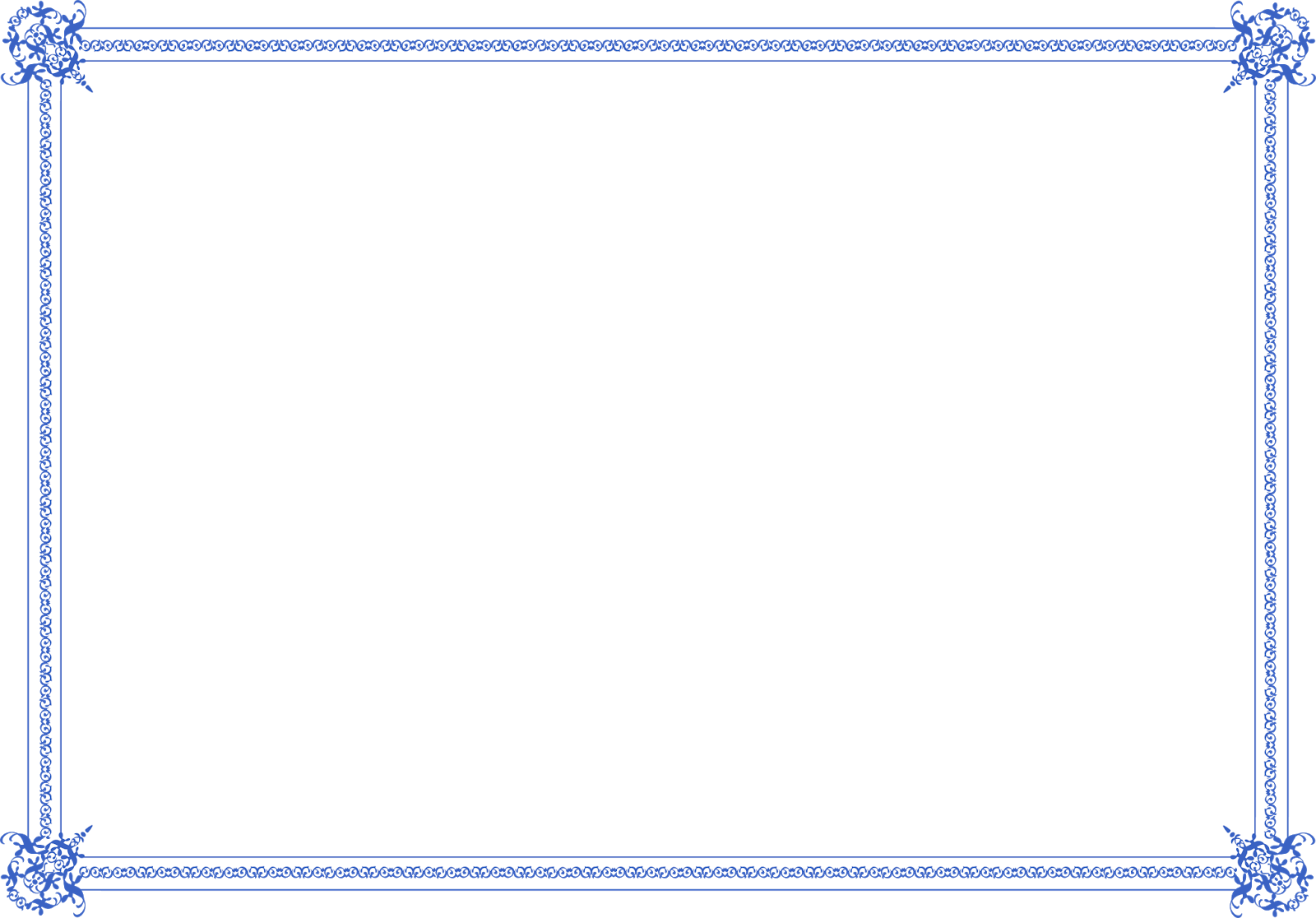 Certificate Frame Png (white, black)