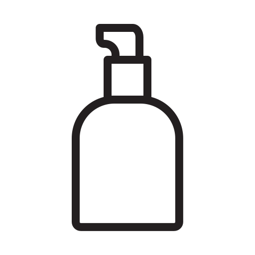 Serum Bottle Face Lotion Icon Free Nobackground Png Icon Download (black)