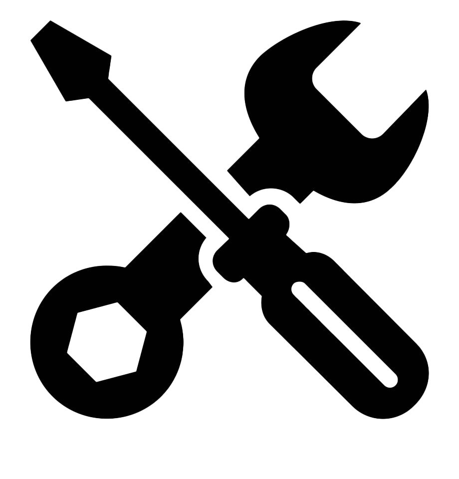 Service Maintenance Png Clipart (black, white)