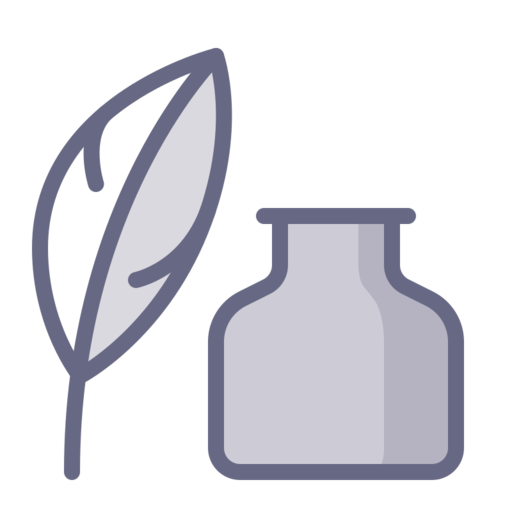 Des Ink Well Free Transparent Png Icon Download (lavender, black, silver, white, gray)