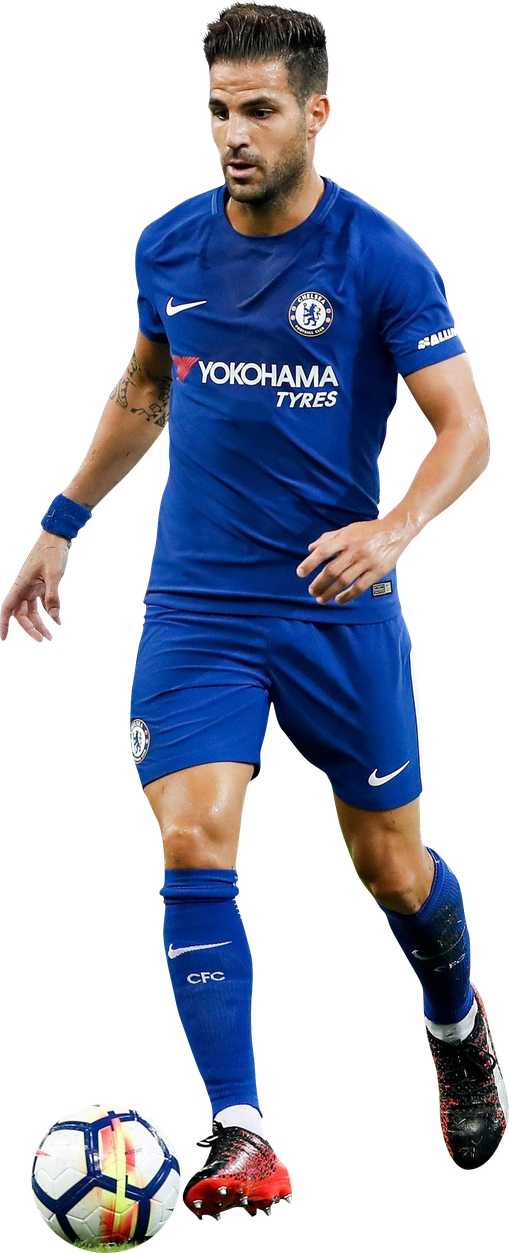 Cesc Fabregas Transparent Png (black, white, navy)