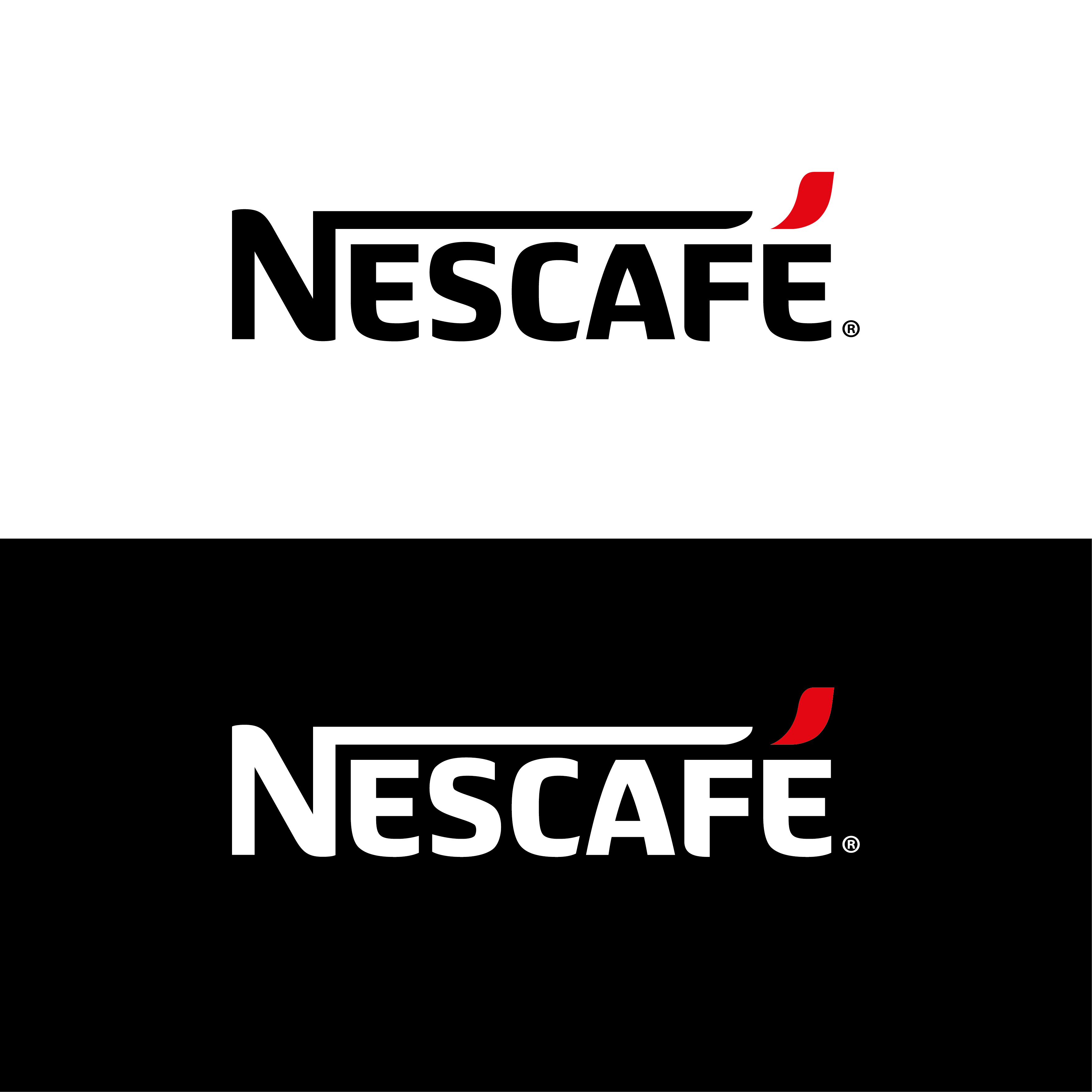 Nescafe Logo Png Images (black, gray, white)