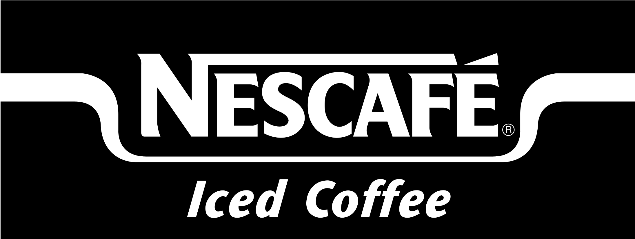 Nescafe Logo Png (black, white, silver)