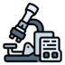 Research Microscope Science Laboratory Lab Icon Pngpath Free Transparent Png Icon Download (teal, gray, lavender, black)