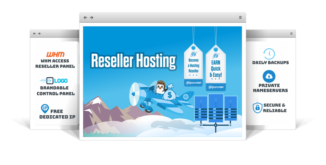 Reseller Hosting Transparent Background (lavender, black, indigo, teal, white)