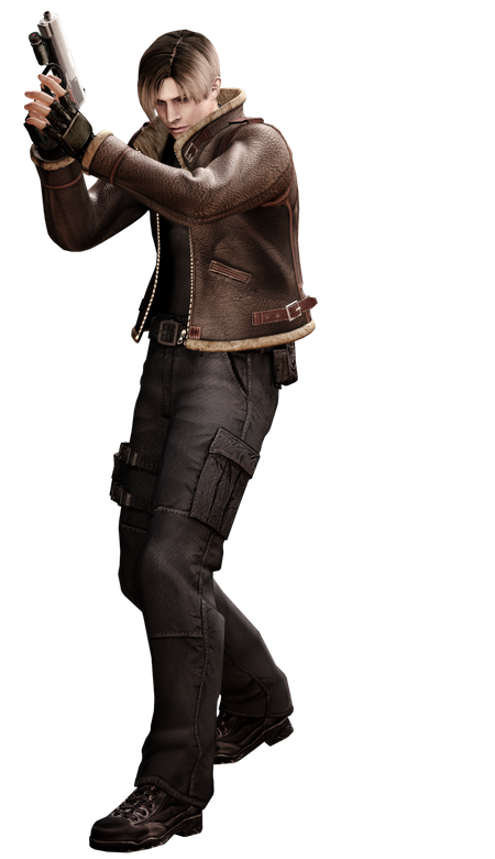 Resident Evil 4 Png Isolated Clipart (black)