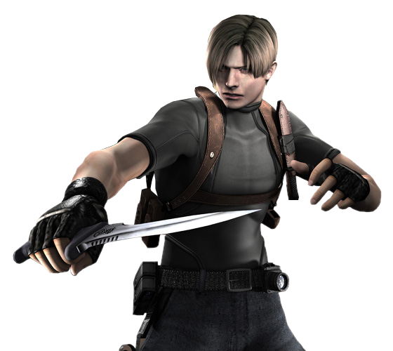 Resident Evil 4 Png Isolated Hd Pictures (black, white)