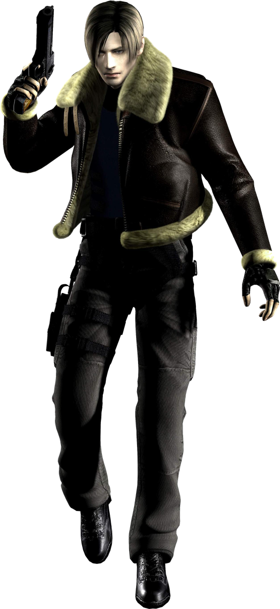 Resident Evil 4 Png Isolated Picture (black)