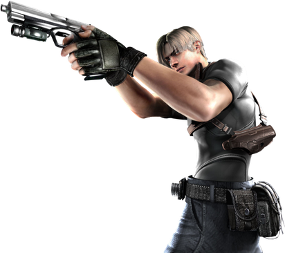 Resident Evil 4 Png Picture (black, white)