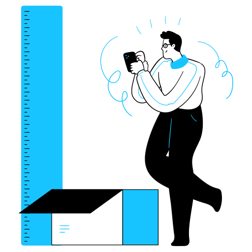 Design Measurement Ruler Box Package Icon Free Nobackground Png Icon Download (teal, greenish blue, black, white)