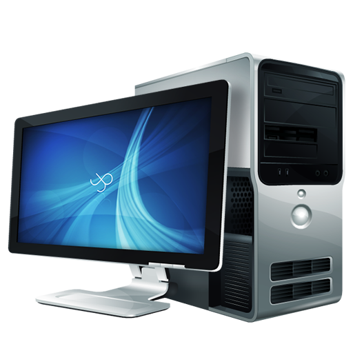 Desktop Computer Png (black)