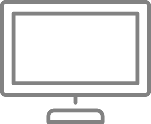 Desktop Computer Screen Display Icon Free Nobackground Png Icon Download (gray, black)