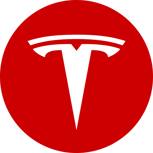 Tesla Logo Png Transparent (black, red, white)