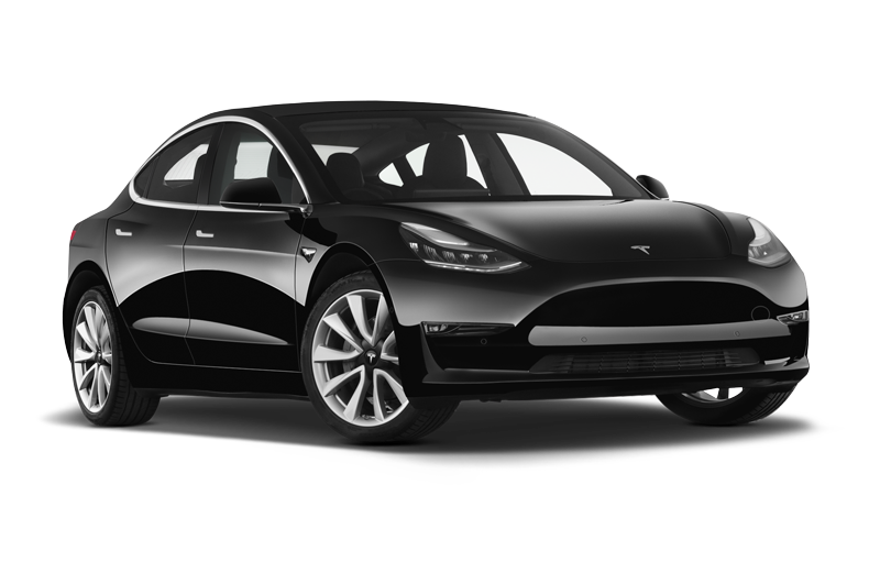 Tesla Model 3 Png Isolated Image (black, white)