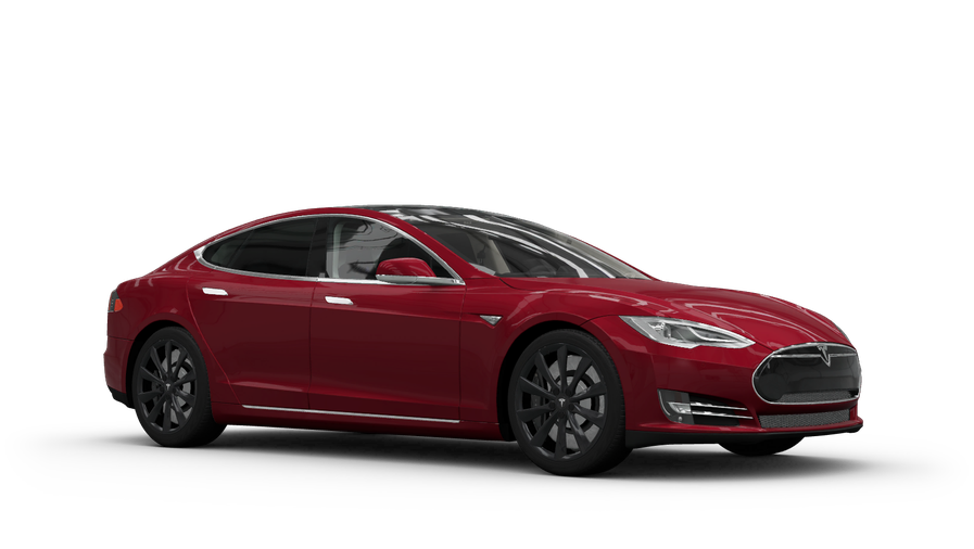 Tesla Model X Png Isolated Image (maroon, black)