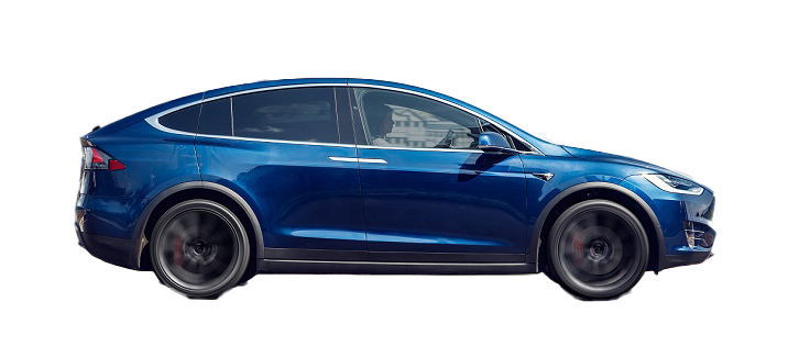 Tesla Model X Png (navy, indigo, black, white)