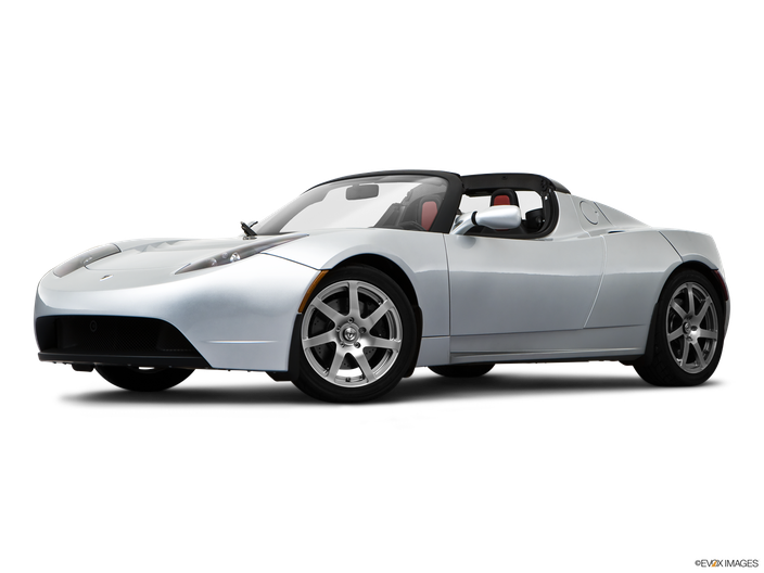 Tesla Roadster Png Image (black, white)