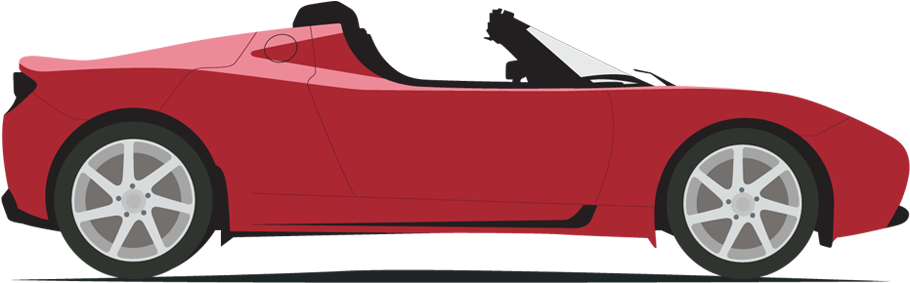 Tesla Roadster Png Picture (maroon, black)