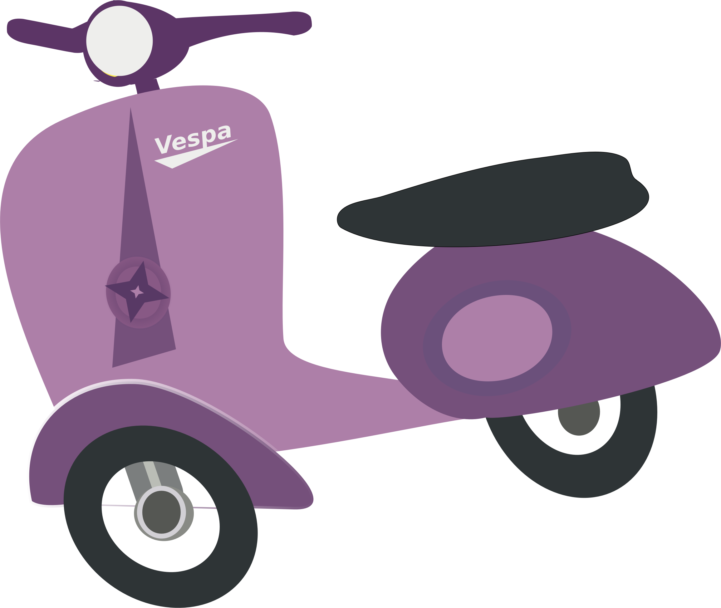 Vespa Png Free Download (black, gray, lavender)