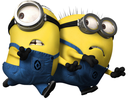 Despicable Me Bob Png File (black)