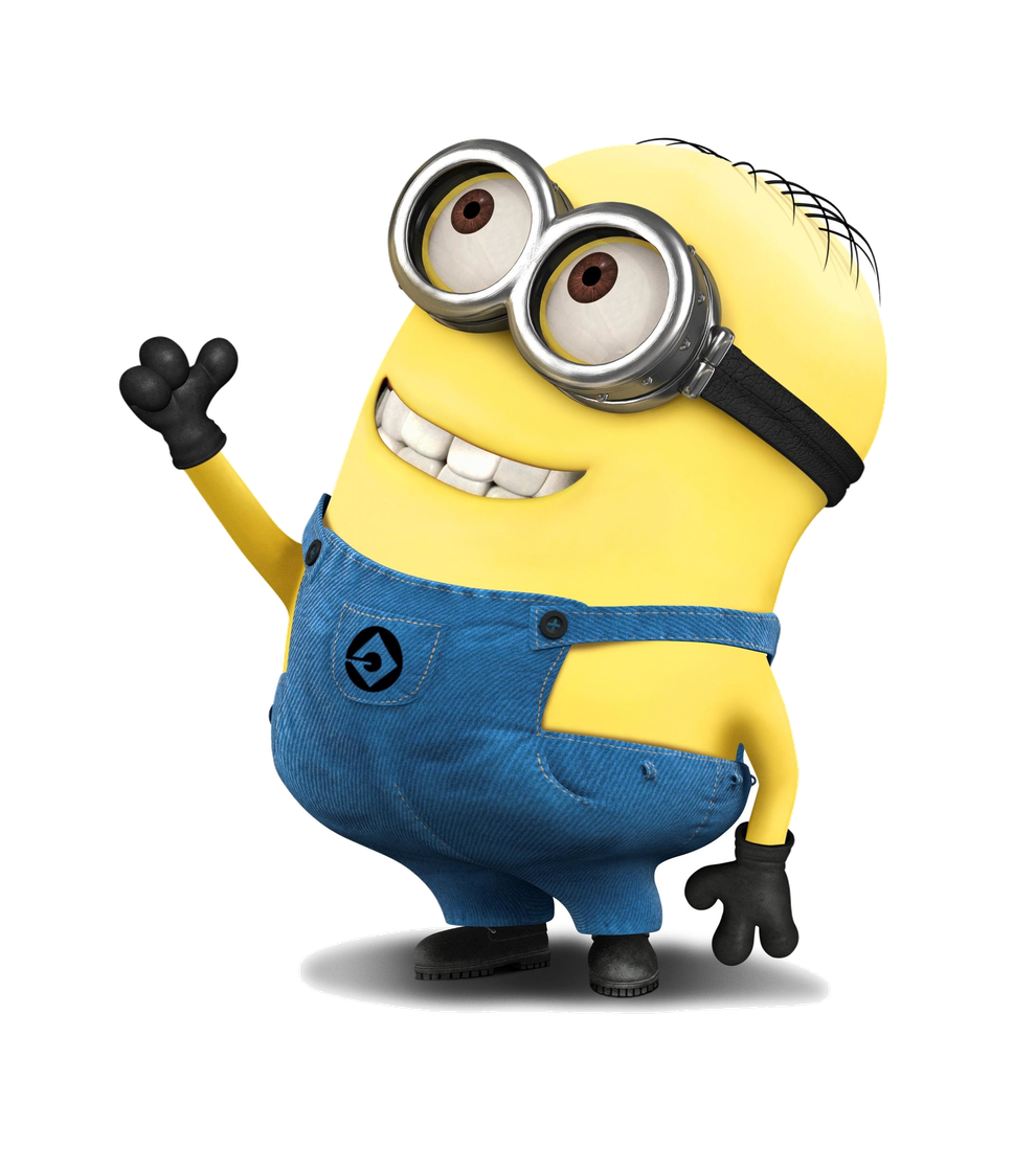 Despicable Me Bob Png Pic (black, pink, salmon, white)