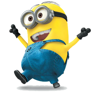 Despicable Me Bob Transparent Png (gray, lavender, black, silver)