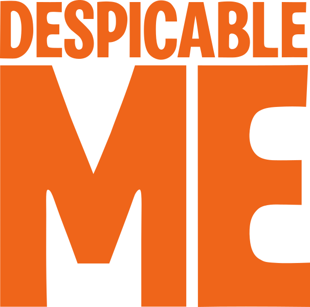 Despicable Me Logo Png Hd (chocolate, black)