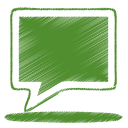 Message Conversation Free Png Icon Download (olive, black, white)