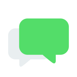 Messages Free Nobackground Png Icon Download (white, black, gray, lavender, green)