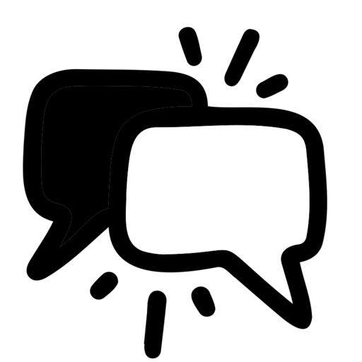 Messages Free Png Icon Download (white, black, indigo, gray)