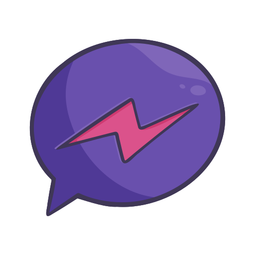 Messanger Talk Conversation Message Chat Social Media Facebook Icon Free Png Icon Download (gray, salmon, black, indigo)