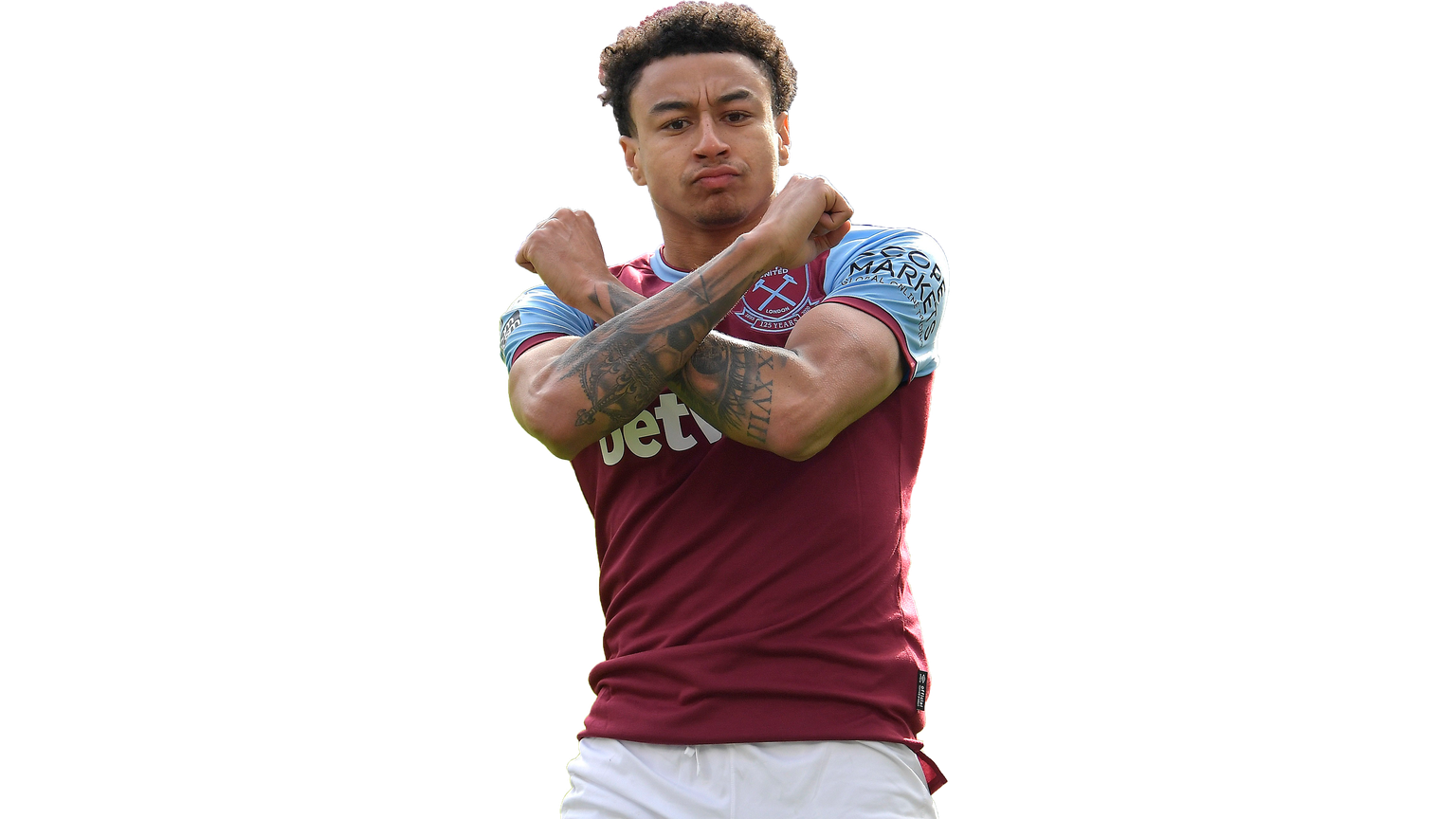 Jesse Lingard Png Image (silver, maroon, black)