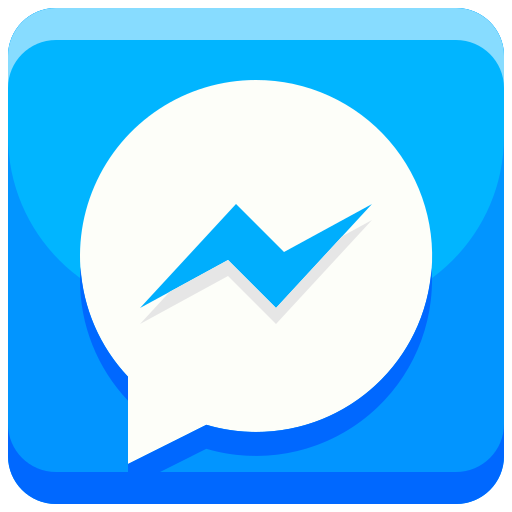 Messenger Logo Icon Free Png Icon Download (greenish blue, blue, mint, white, black)