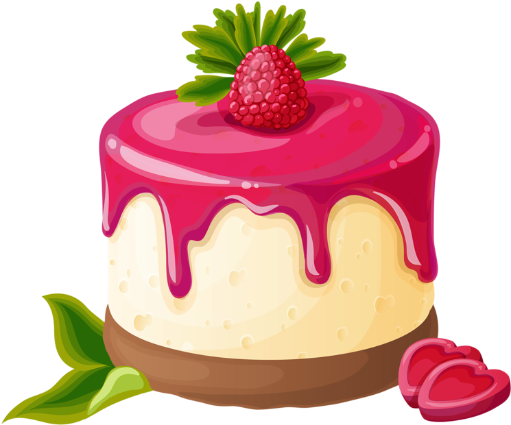 Dessert Png File (pink, beige, black, maroon, red)