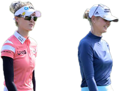 Jessica And Nelly Korda Olympic Player Png Clipart (white, navy, black)